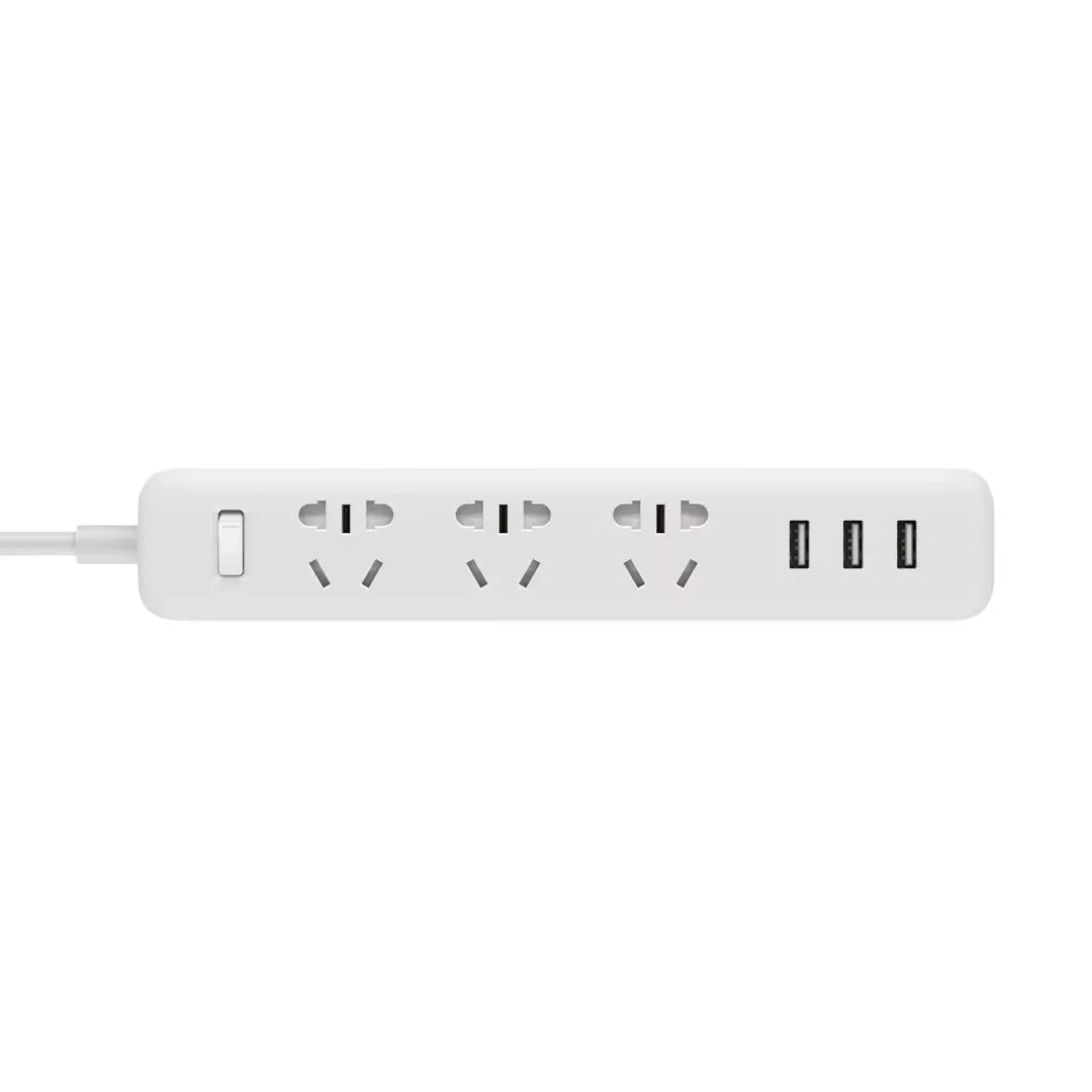 Xiaomi Smart Power Strip Socket - Fast Charging 3 USB w/ 3 Sockets Standard Plug