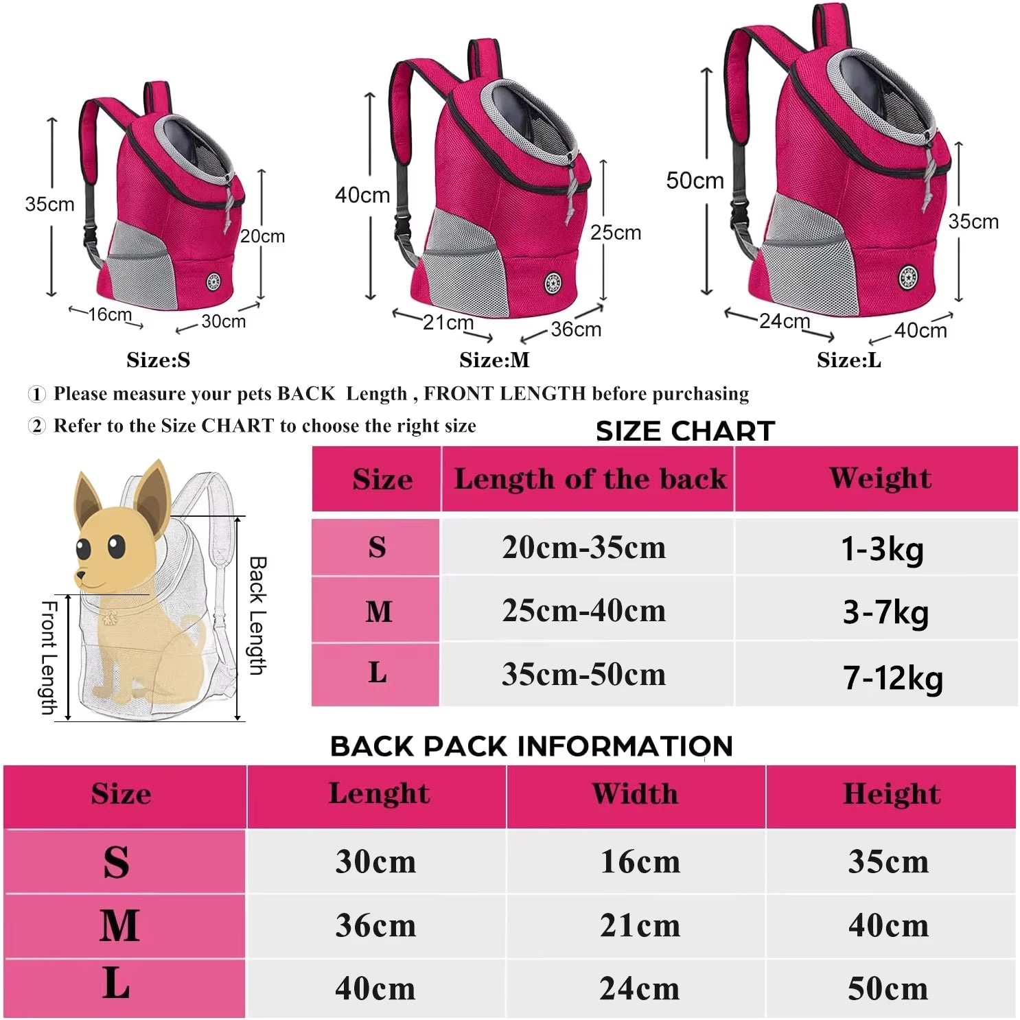 New Double Shoulder Pet Travel Backpack