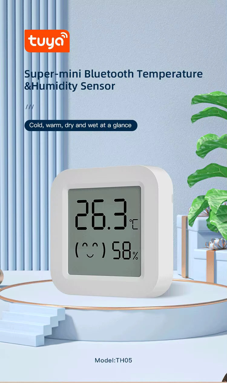 Smart LCD Temperature & Humidity Sensor