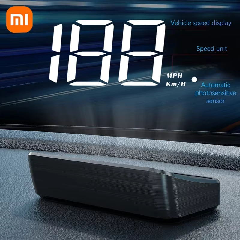 Xiaomi In-vehicle Speedometer HUD - Display Digital Speed Meter Windshield Projector