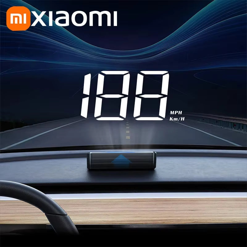 Xiaomi In-vehicle Speedometer HUD - Display Digital Speed Meter Windshield Projector