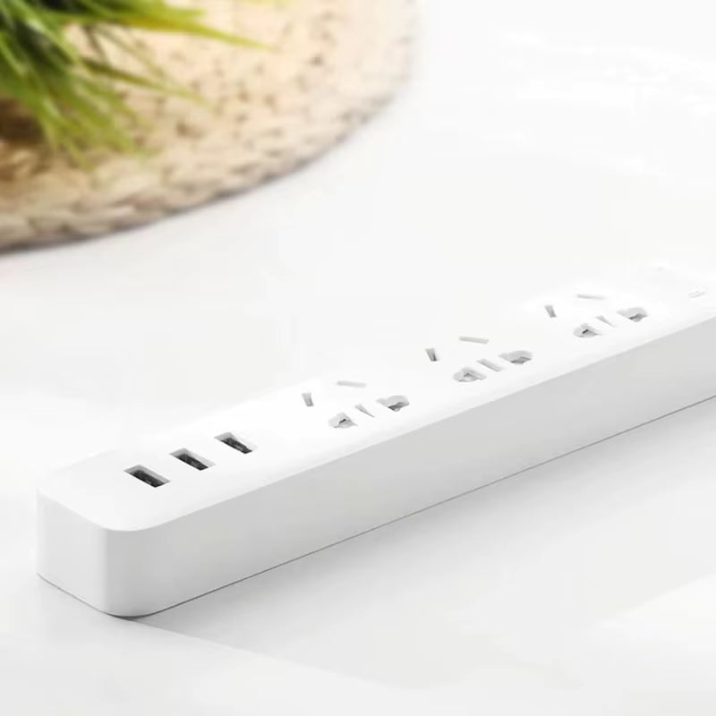 Xiaomi Smart Power Strip Socket - Fast Charging 3 USB w/ 3 Sockets Standard Plug