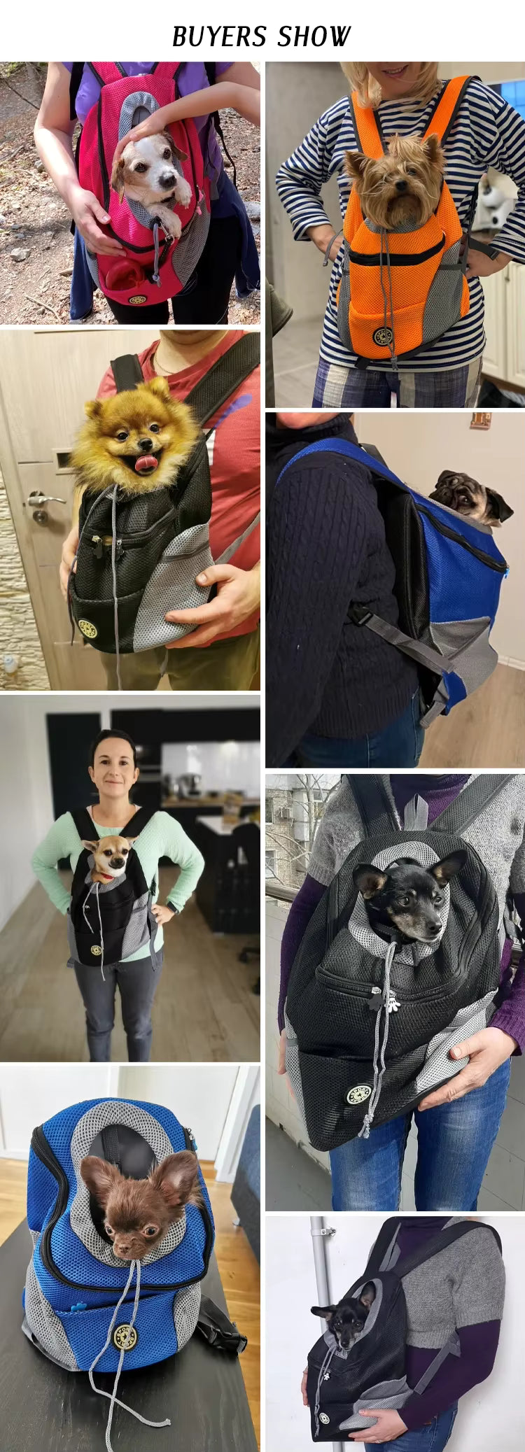 New Double Shoulder Pet Travel Backpack