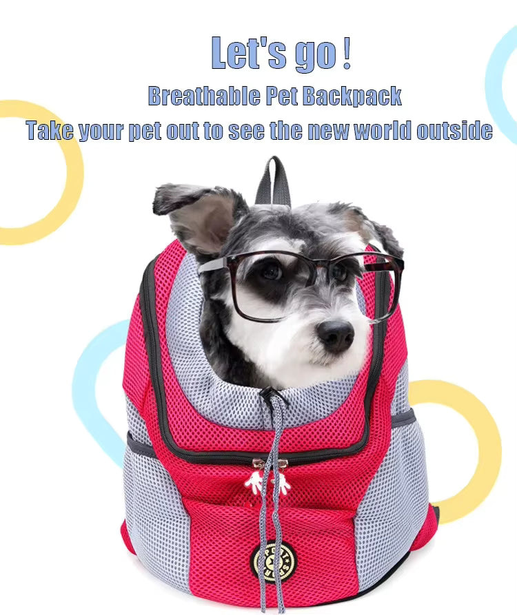 New Double Shoulder Pet Travel Backpack