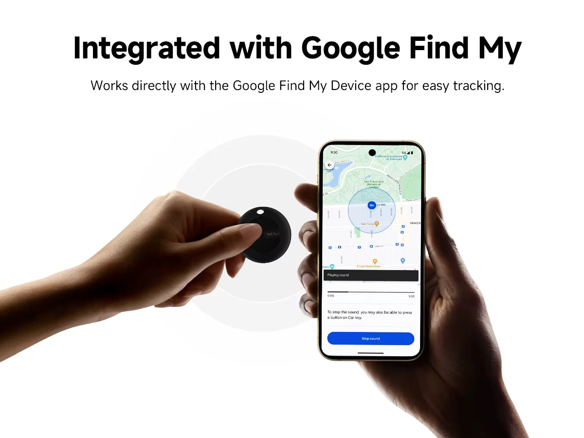 MiLi™ Smart GPS Tracker – Google Find My Compatible Device