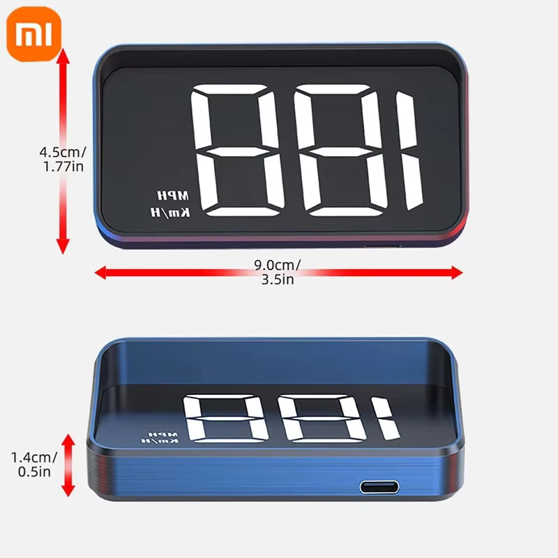Xiaomi In-vehicle Speedometer HUD - Display Digital Speed Meter Windshield Projector