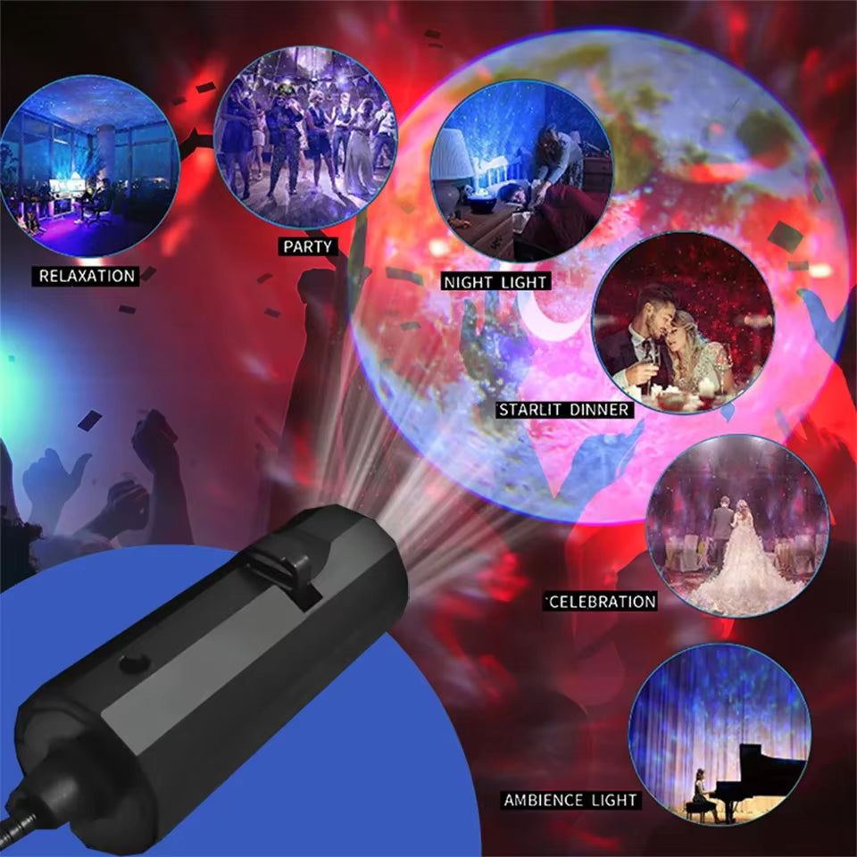 Mini USB Moon Light Projector