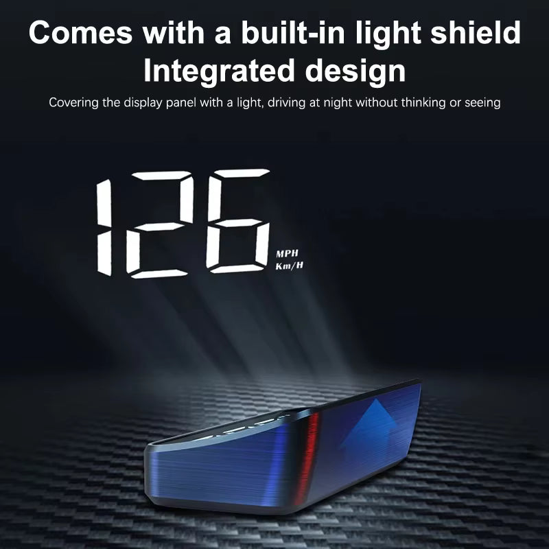 Xiaomi In-vehicle Speedometer HUD - Display Digital Speed Meter Windshield Projector