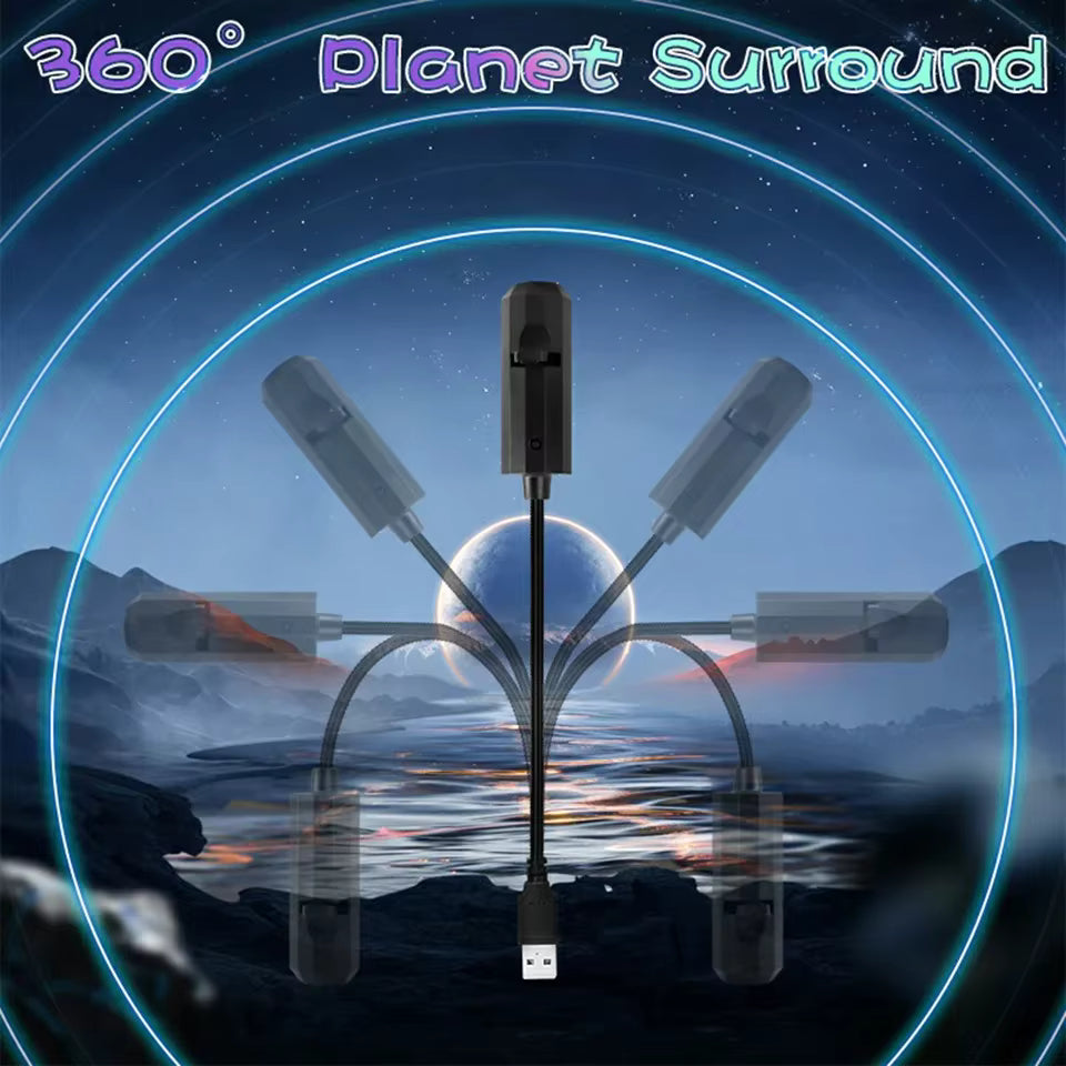 Mini USB Moon Light Projector