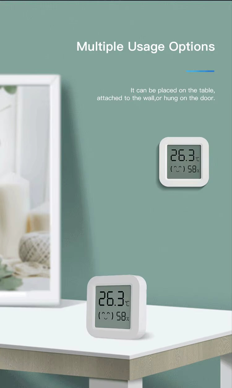 Smart LCD Temperature & Humidity Sensor