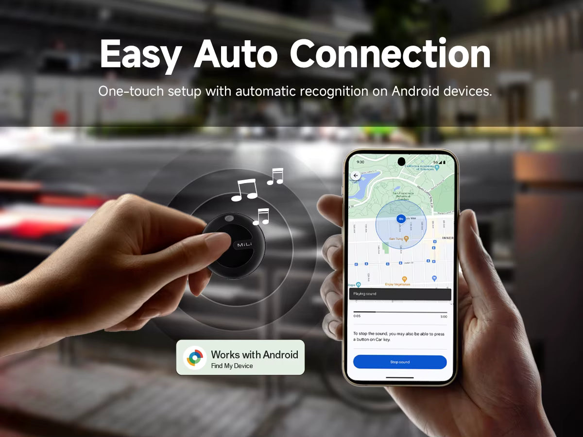 MiLi™ Smart GPS Tracker – Google Find My Compatible Device