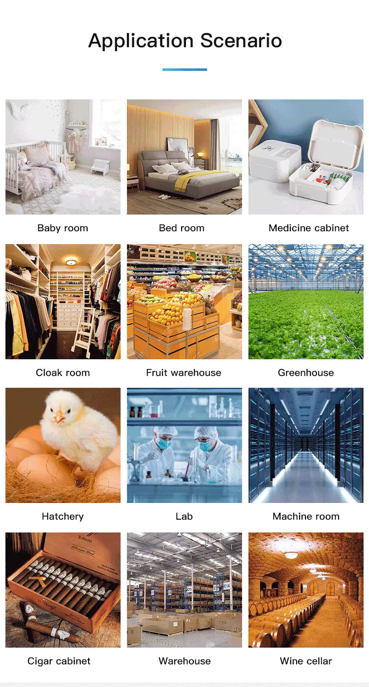 Smart LCD Temperature & Humidity Sensor
