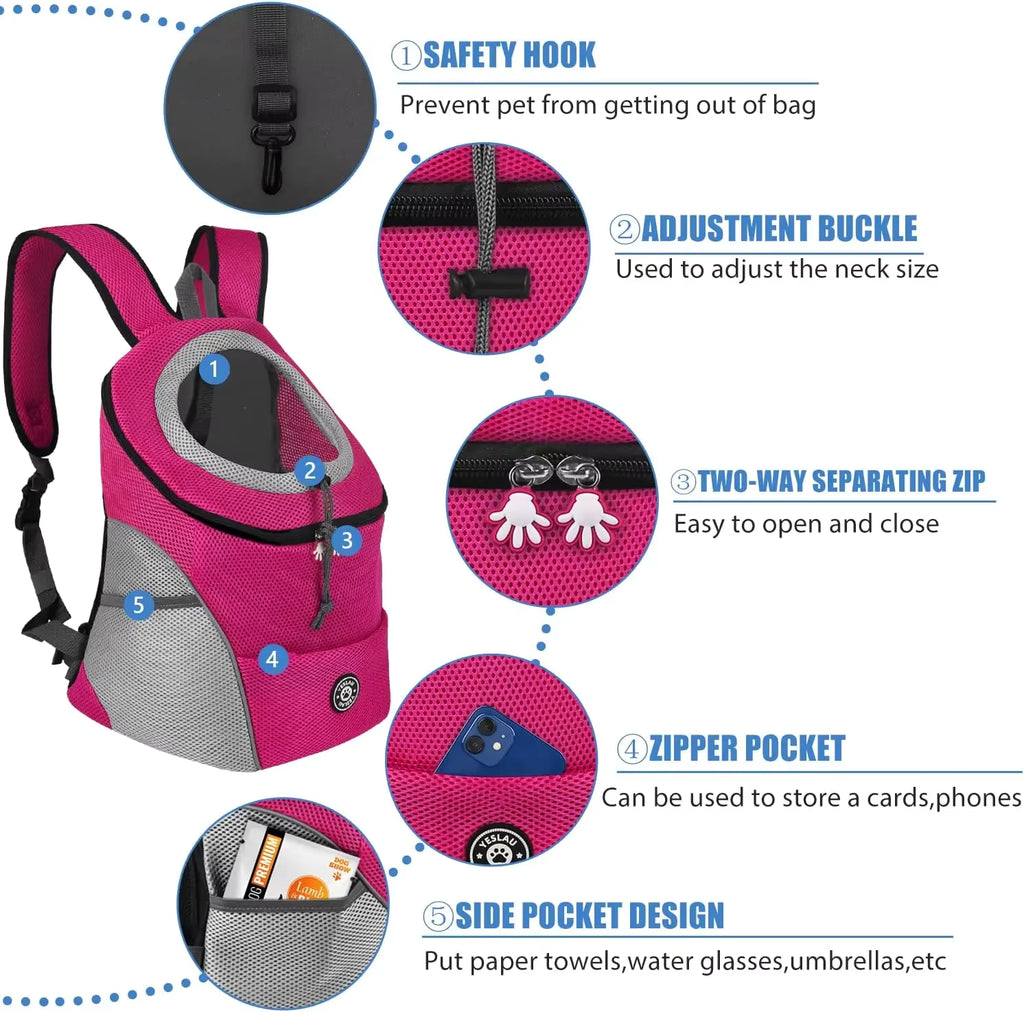 New Double Shoulder Pet Travel Backpack