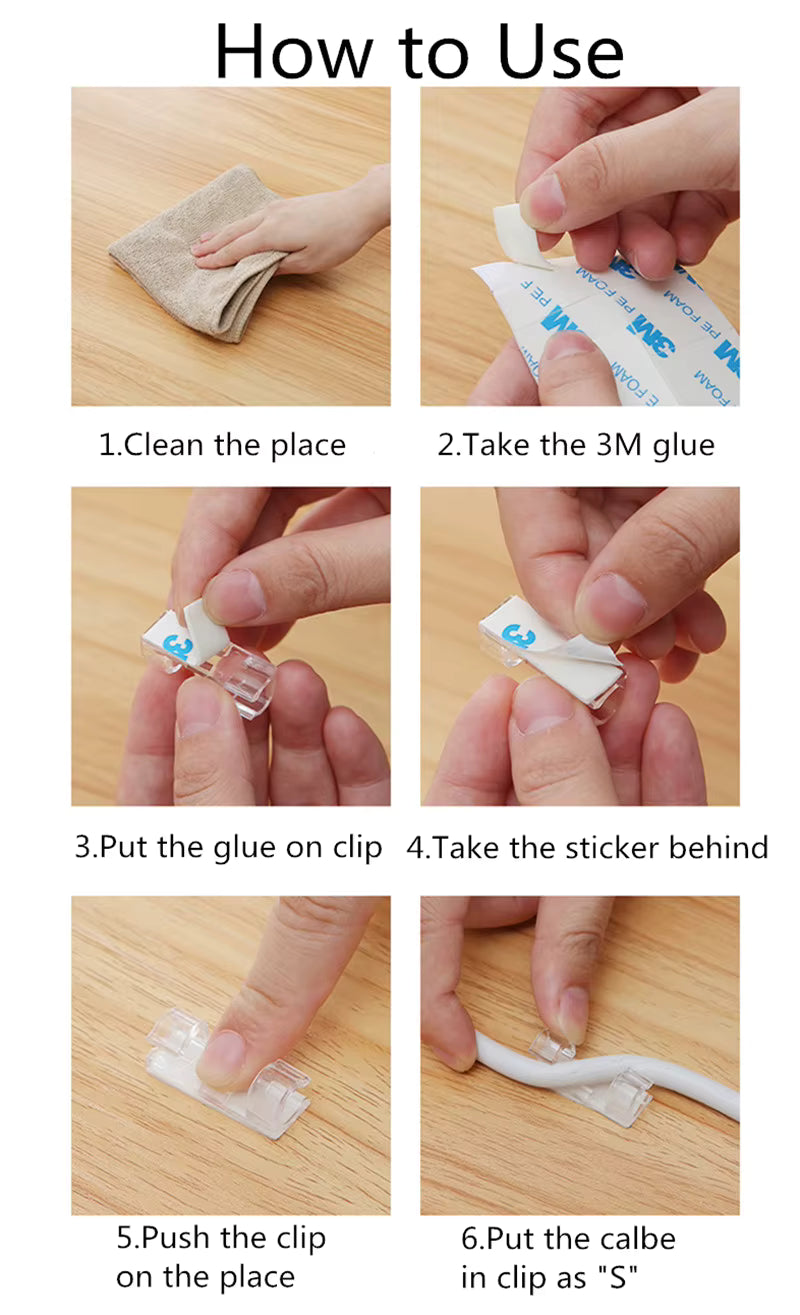 Cable Organiser Clips