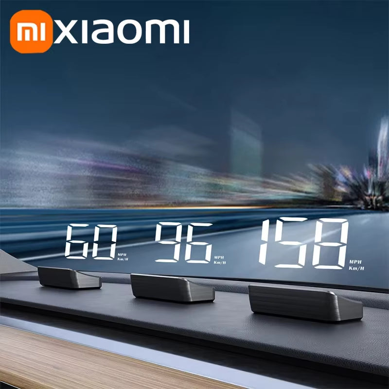 Xiaomi In-vehicle Speedometer HUD - Display Digital Speed Meter Windshield Projector