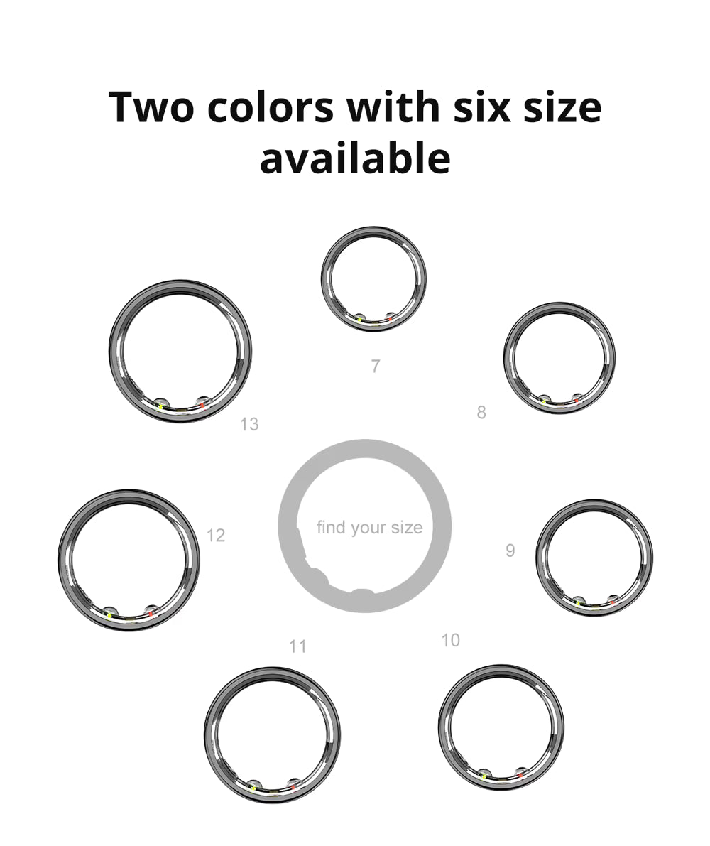 COLMI R10 Smart Ring with Charging Case