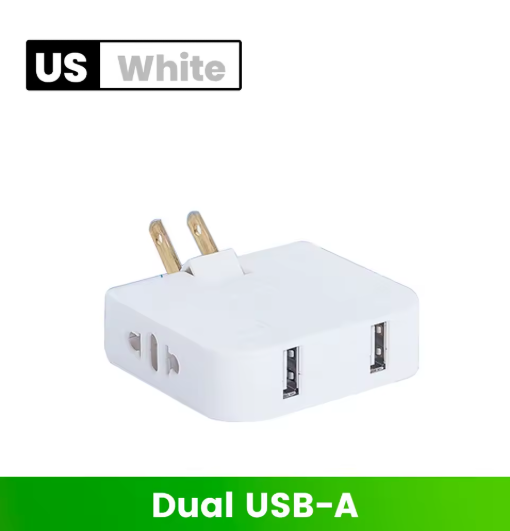 180° Rotatable EU Extension Socket (3-in-1)