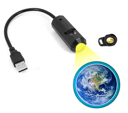 Mini USB Moon Light Projector