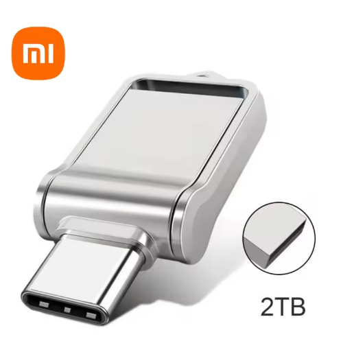 Xiaomi Mini 2TB Flash Drive USB 3.0 Fast Type C Pen Drive Memory Stick High Speed Data 512GB For Computers Phone PC Fast U Disk